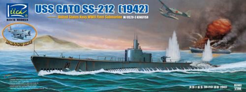 Riich Models RS20001 USS Gato SS-212 Fleet Submarine 1942