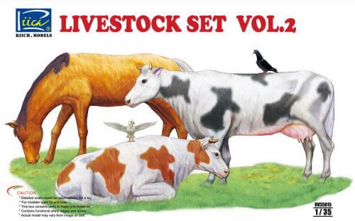 Riich Models RV35015 Livestock Set Vol.2