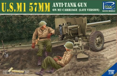 Riich Models RV35020 U.S.M1 57mm Anti-tank Gun on M2 carriage Late Version