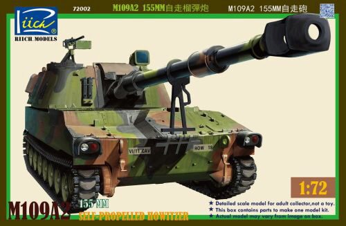 Riich Models RT72002 M109A2 155MM Self-Propelled Howitzer