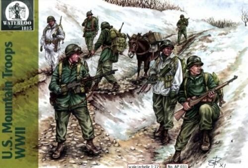 WATERLOO 1815 AP031 U.S. Mountain Troops WWII