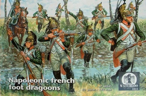 WATERLOO 1815 AP041 Napoleonic french foot dragoons