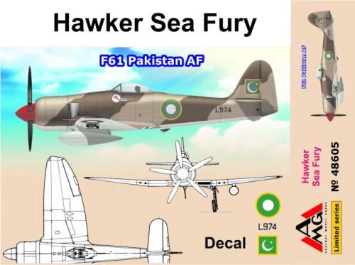 AMG AMG48605 Hawker Sea Fury F61 Pakistan AF