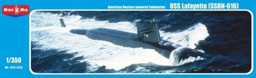 Micro Mir  AMP MM350-022 U.S. nuclear-powered submarine"Lafayette (SSBN-616)