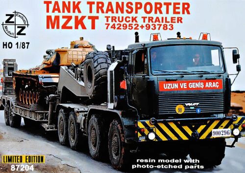 ZZ Modell ZZ87204 Volat MZKT Tank Transporter,Limited Edit Edition