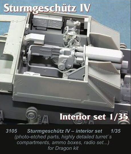 CMK 3105 StuG IV Interior Set for Dragon Kit