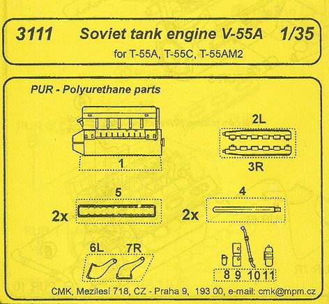 CMK 3111 V-55A Soviet Tank Engine