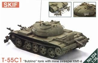 Skif MK224 T-55 'Bublina' tank with mine sweeper