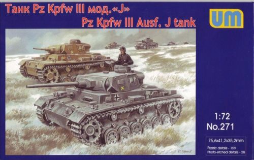 Unimodels UM271 Pz.Kpfw III Ausf.J.German tank