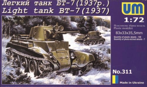 Unimodels UMT311 Light Tank BT-7 (1937)