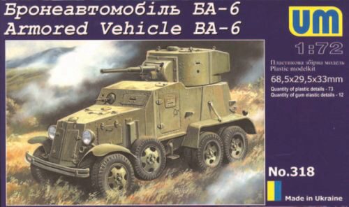 Unimodels UM318 Armored Vehicle BA-6 Soviet