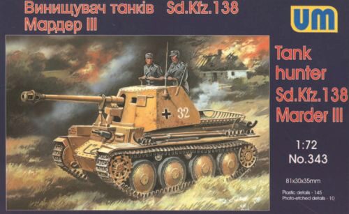 Unimodels UM343 Sd. Kfz. 138 Marder III