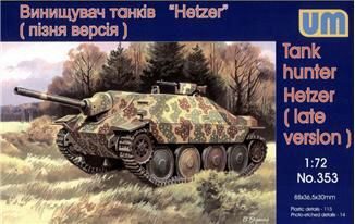 Unimodels UM353 Tank Hunter Hetzer (late version)
