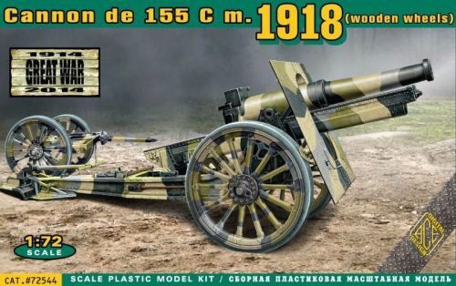 ACE 72544 Cannon de 155 C m.1918 (wooden wheels)
