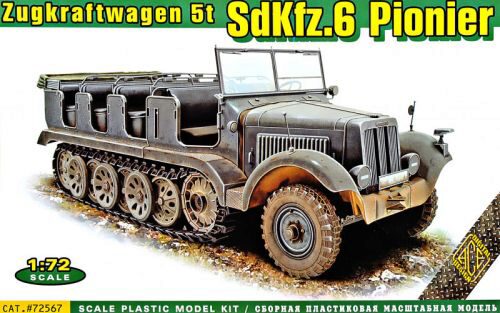 ACE 72567 SdKFZ.6 Pionier Zugkraftwagen 5t