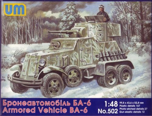 Unimodels UM502 BA-6 Soviet armored vehicle