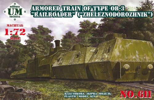 Unimodels UMT611 Armored train #2, 23ODBP of type OB-3