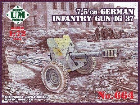 Unimodels UMT664 75mm German infantry gun IG 37