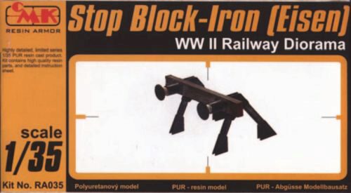 CMK RA 035 Stop Block-Iron (Eisen) WW II Railway Diorama