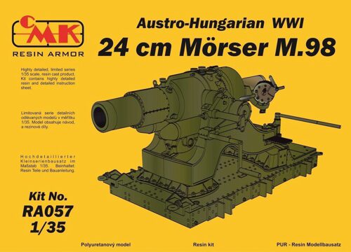 CMK 129-RA057 Austro-Hungarian WWI 24cm Mörser M.98