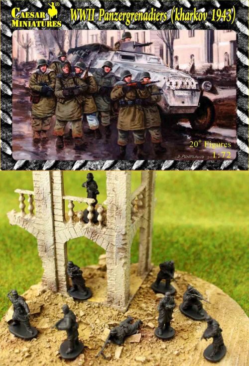 Caesar Miniatures HB01 WWII Panzergrenadiers, Kharkov 1943