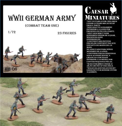 Caesar Miniatures HB06 WWII Germans Army (combat team one)