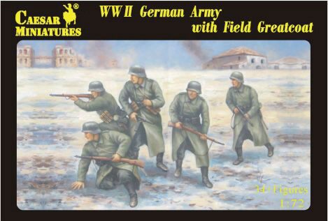 Caesar Miniatures H069 WWII German Army with Field Greatcoat