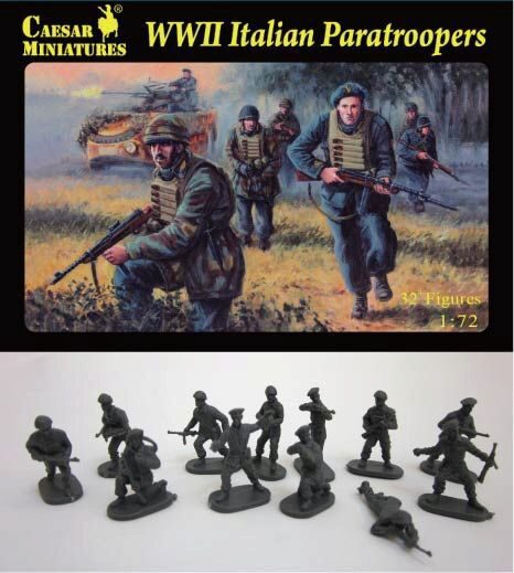 Caesar Miniatures H075 WWII Italian Paratroopers