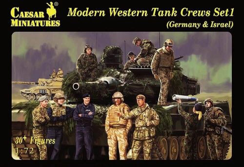 Caesar Miniatures H102 Modern Western Tank Crews Set1