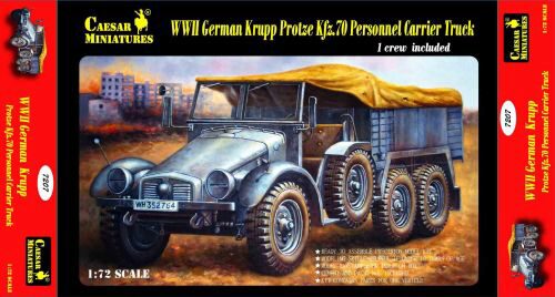 Caesar Miniatures 7207 WWII Germ. Krupp Pr. Kfz.70 Pers.C.Truck