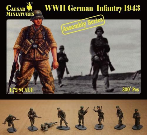 Caesar Miniatures CM7711 German Infantry 1943