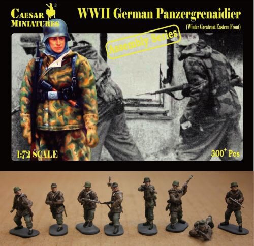 Caesar Miniatures CM7714 German Panzergrenaidier(Winter Greatcoat
