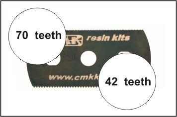CMK H1004 5 Sägeblätter, feine und grobe Zähne