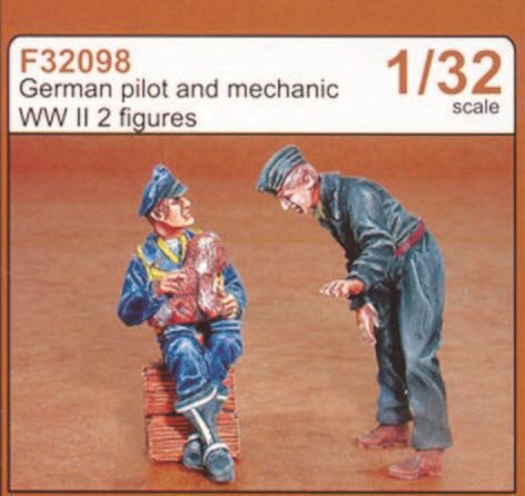 CMK F32098 Deutscher Pilot und Mechaniker