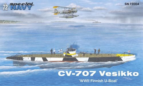 MPM 100-SN72004 CV 707 Vesikko Finnish WWII Submarine