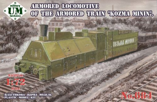 Unimodels UMT684 Kozma Minin armored locomotive of the armored train