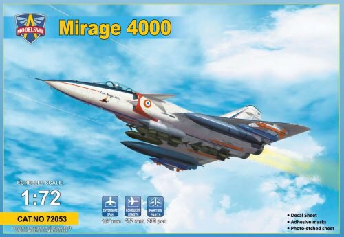 Modelsvit MSVIT72053 Mirage 4000 (with 3 new sprues-armament)