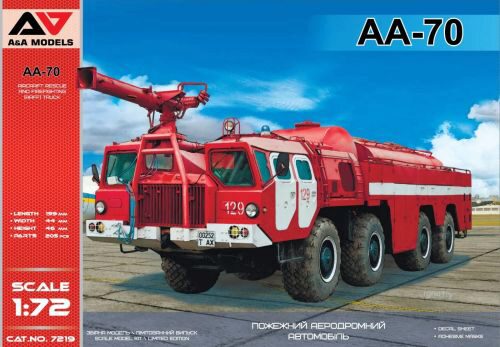 A&A Models AAM7219 AA-70 Firefighting truck