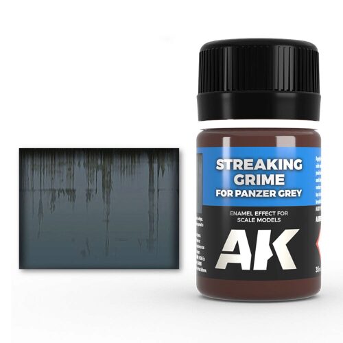 AK AK069 STREAKING GRIME FOR PANZER GREY VEHICLES