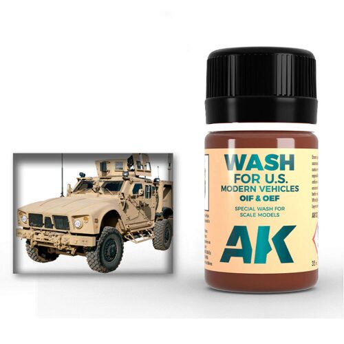 AK AK121 WASH FOR OIF & OEF - US VEHICLES