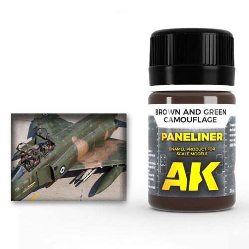 AK AK2071 Paneliner for brown and green camouflage 35ml