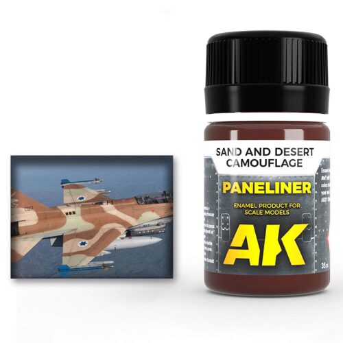 AK AK2073 Paneliner for sand and desert camouflage 35ml