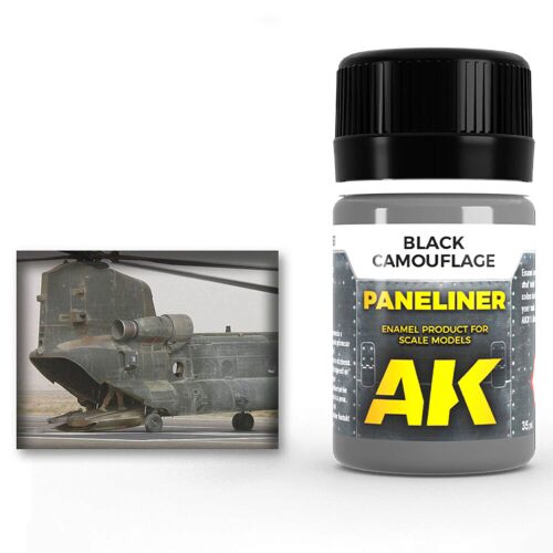 AK AK2075 Paneliner for black camouflage 35ml