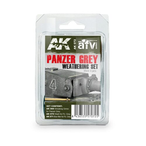 AK AK072 EARLY PANZERS WEATHERING SET