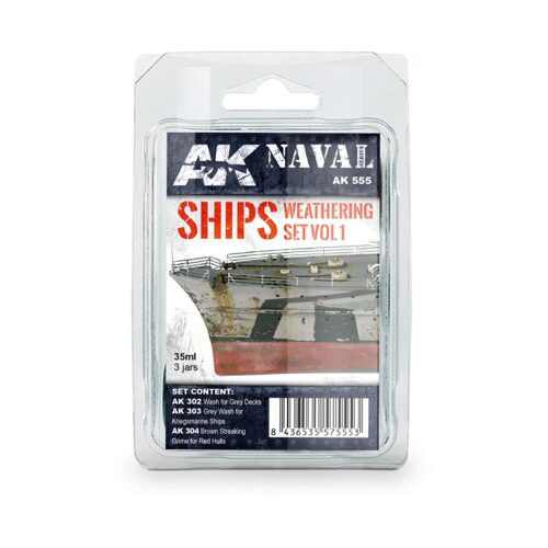 AK Interactive AK555  SHIPS VOL.1 WEATHERING SET 