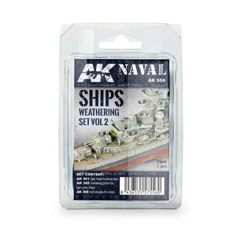 AK Interactive AK556 SHIPS VOL.2 WEATHERING SET