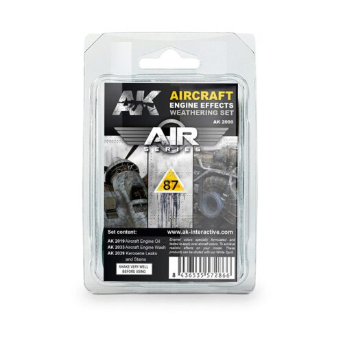 AK Interactive AK2000 AIRCRAFT ENGINE WEATHERING SET