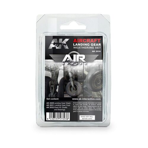 AK Interactive AK2030 AIRCRAFT LANDING GEAR WEATHERING SET