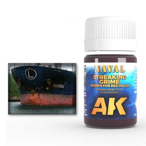 AK AK304 BROWN STREAKING GRIME FOR RED HULLS 