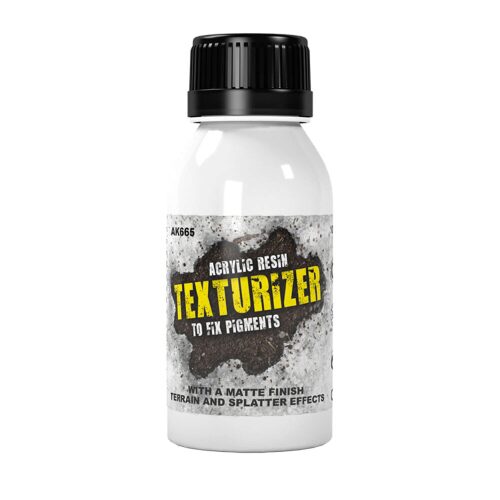 AK AK665 TEXTURIZER Pigmentfixer  ACRYLIC RESIN 100 ml